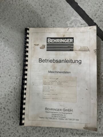 Band saw Behringer HBP 360 A-CNG