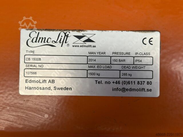 Scherenhubtisch Hubtisch EdmoLift CB 1500 B
