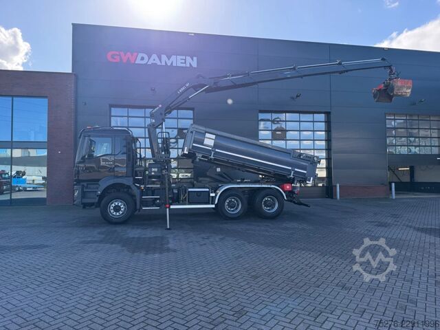 3-sided tipper MAN TGS 33.470 6x4 3 zijdige Kipper/ Hiab 188 B-3 E...