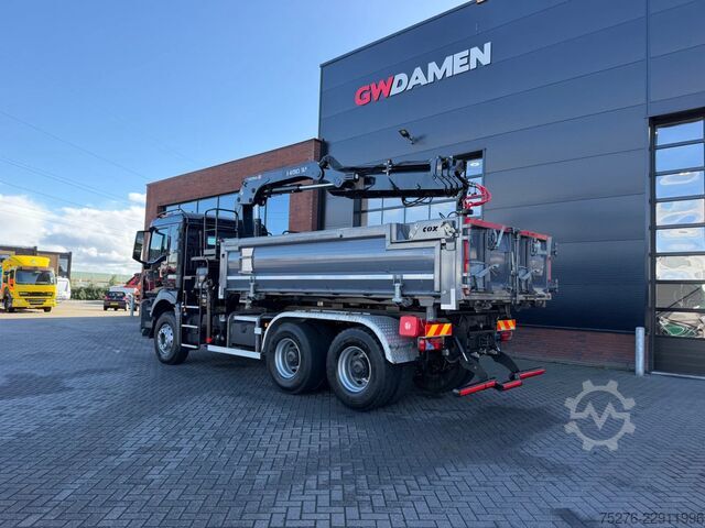 3-sided tipper MAN TGS 33.470 6x4 3 zijdige Kipper/ Hiab 188 B-3 E...