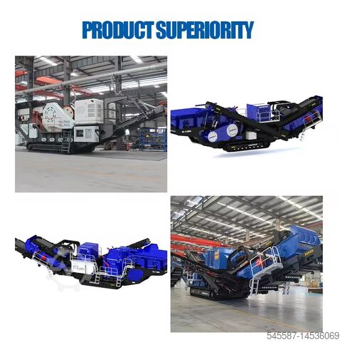 Brechanlagen Tracked mounted mobile crushing station Crawler mobile stone crusher