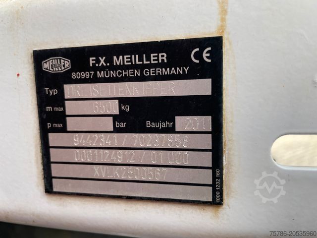 Kipper LKW MERCEDES-BENZ Atego 1224 K/ PK 9002/ 5+6 Kreis/ Funk-Fb/ AC