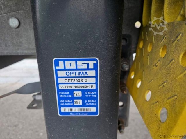 Auflieger mit Pritsche & Plane SCHMITZ CARGOBULL Gardine Standard, Lift, 12642 XL, Edscha