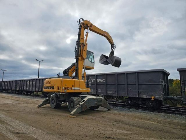 Mobilbagger LIEBHERR A 904-2 C Litronic mit fahrbarer Kabine, Klima