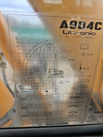 Mobilbagger LIEBHERR A 904-2 C Litronic mit fahrbarer Kabine, Klima