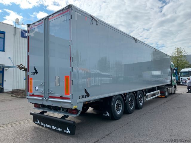 Walking floor semitrailer STAS bioSTAR 90,6 cbm