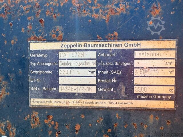 Wheel loader CATERPILLAR 972MXE Radlader MIT Schaufel 24,9 Tonnen *9096 h