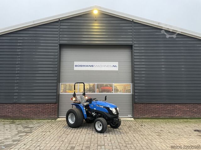 Solis 16 mini tractor NEW 5-year WARRANTY, with optional turf tires SOLIS 16 minitractor NIEUW 5 jaar GARANTIE optie gazonbaden