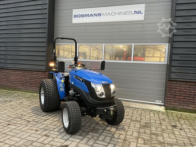 Solis 16 mini tractor NEW 5-year WARRANTY, with optional turf tires SOLIS 16 minitractor NIEUW 5 jaar GARANTIE optie gazonbaden