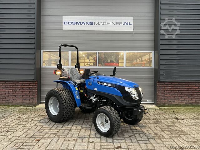Solis 16 mini tractor NEW 5-year WARRANTY, with optional turf tires SOLIS 16 minitractor NIEUW 5 jaar GARANTIE optie gazonbaden