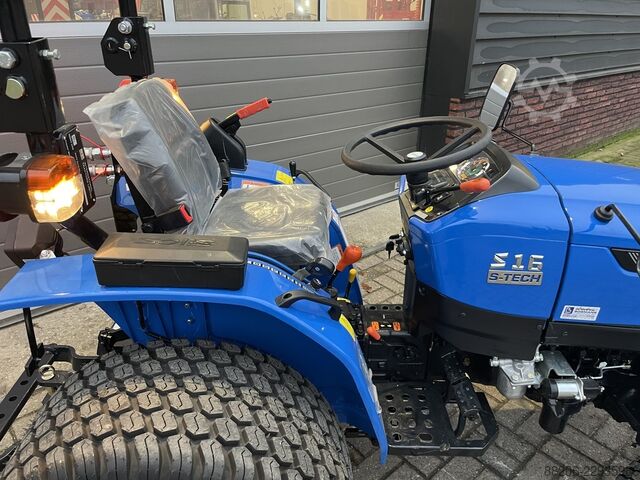 Solis 16 mini tractor NEW 5-year WARRANTY, with optional turf tires SOLIS 16 minitractor NIEUW 5 jaar GARANTIE optie gazonbaden