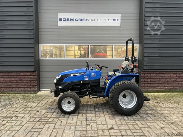 Solis 16 mini tractor NEW 5-year WARRANTY, with optional turf tires SOLIS 16 minitractor NIEUW 5 jaar GARANTIE optie gazonbaden