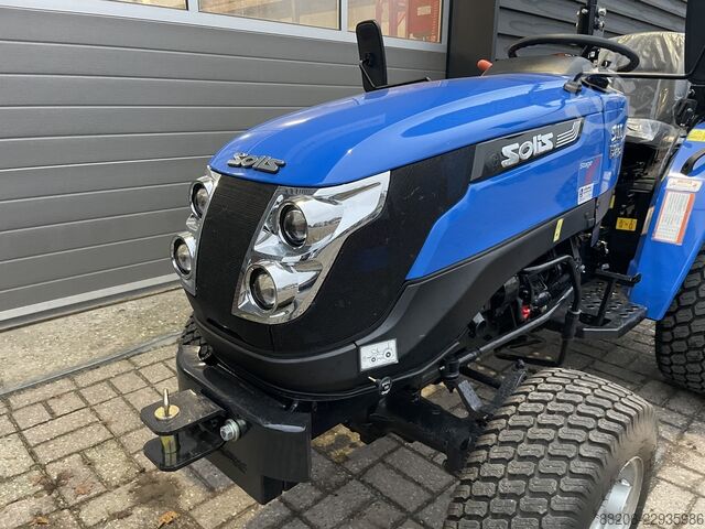 Solis 16 mini tractor NEW 5-year WARRANTY, with optional turf tires SOLIS 16 minitractor NIEUW 5 jaar GARANTIE optie gazonbaden