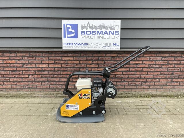 Giant GP2155G compactor plate NEW GIANT GP2155G trilplaat NIEUW