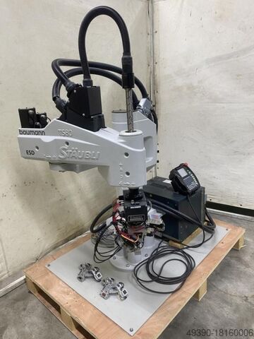 4 axis industrial robots, handling robots, Scara robots, handling robots, loading robots, STÄUBLI TS80 + CS8C bmn