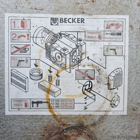 Vakuumpumpe BECKER DTLF 500 