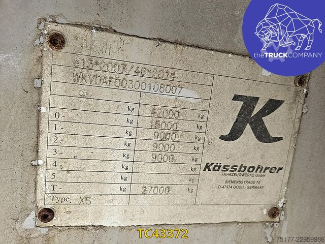 Plattformanhänger Kässbohrer 