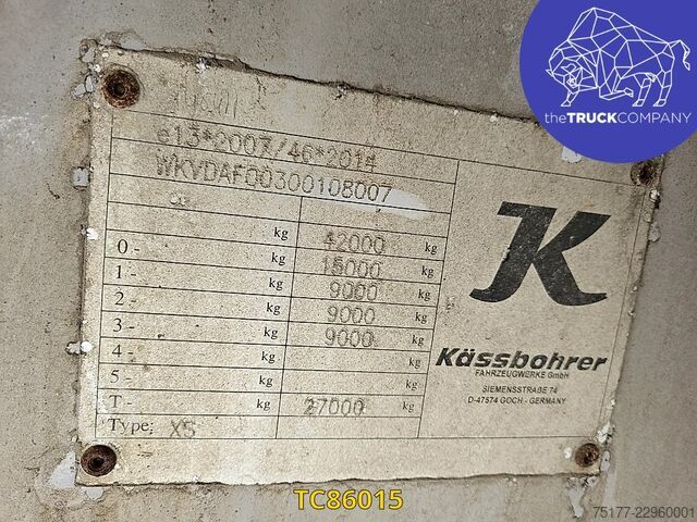 Plattformanhänger Kässbohrer 