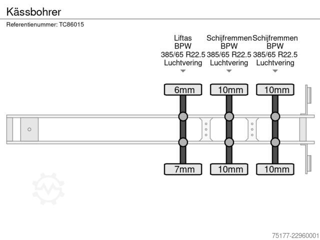 Plattformanhänger Kässbohrer 