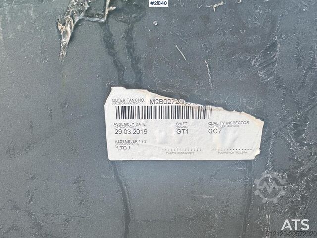 Construction equipment  dieseltanker med Pumpe.