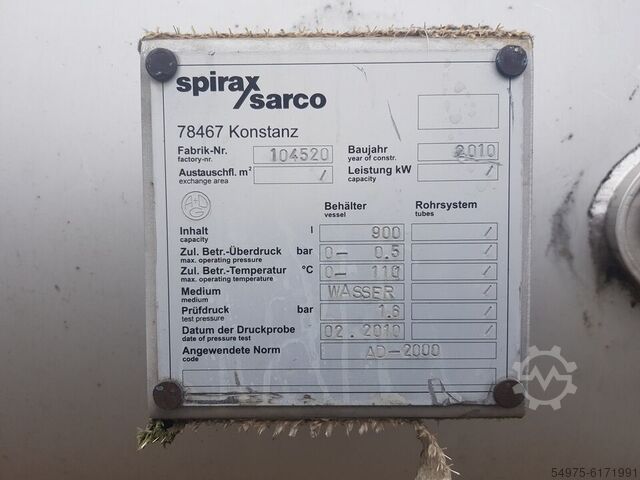 Stainless steel tank Pressure tank  10571