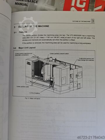 Vertical machining center MAZAK VTC Mazak VTC-800/30SR