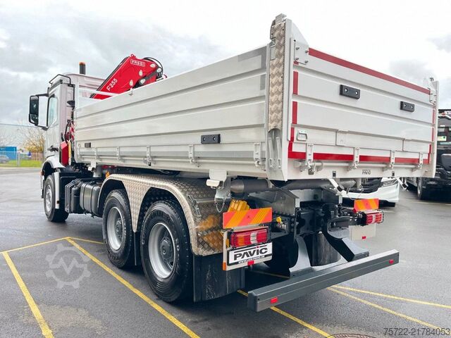 3-sided tipper Mercedes-Benz Arocs 3348 6x4 BB Dreiseitenkipper FASSI F195A