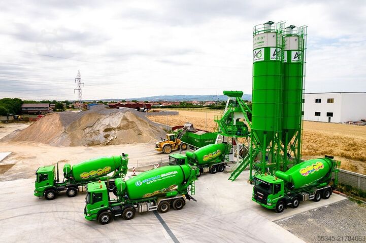 Concrete mixing plant / concrete plant FABO Concrete Batching Plant 110 m3 Compact Concrete Batching Plant