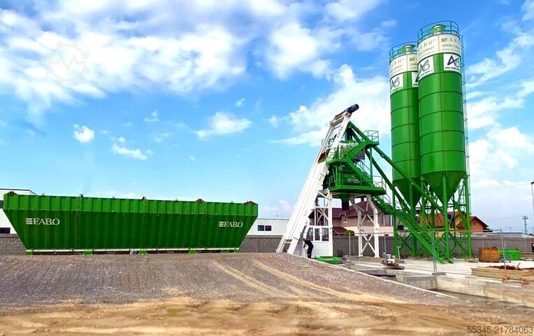 Concrete mixing plant / concrete plant FABO Concrete Batching Plant 110 m3 Compact Concrete Batching Plant