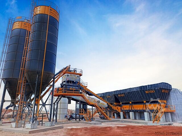 Concrete mixing plant / concrete plant FABO Concrete Batching Plant 180 m3 Compact Concrete Batching Plant