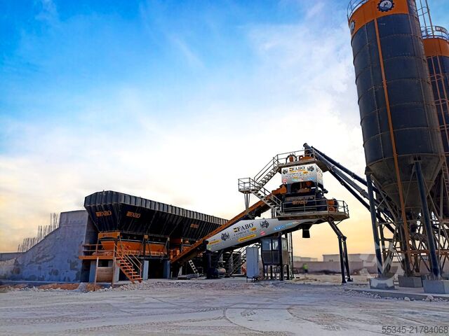 Concrete mixing plant / concrete plant FABO Concrete Batching Plant 180 m3 Compact Concrete Batching Plant