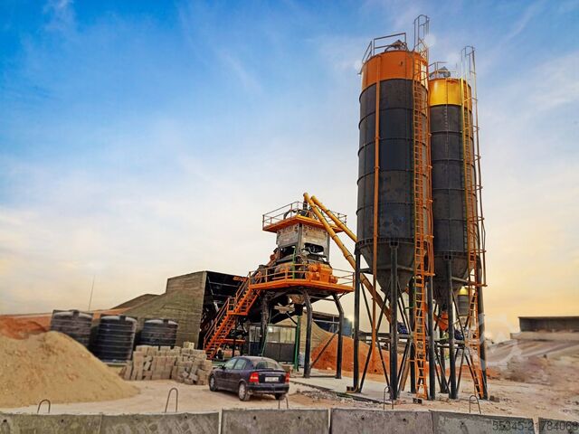 Concrete mixing plant / concrete plant FABO Concrete Batching Plant 180 m3 Compact Concrete Batching Plant