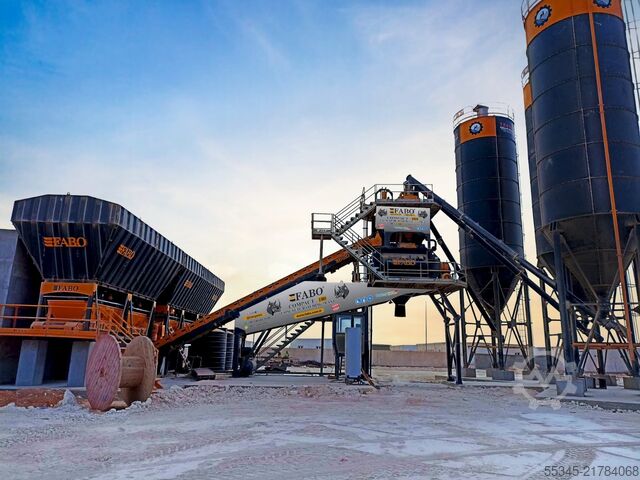 Concrete mixing plant / concrete plant FABO Concrete Batching Plant 180 m3 Compact Concrete Batching Plant