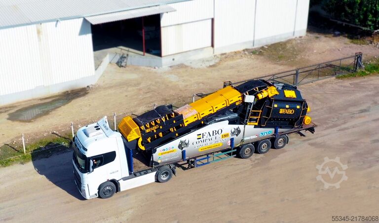 Concrete mixing plant / concrete plant FABO Concrete Batching Plant 180 m3 Compact Concrete Batching Plant