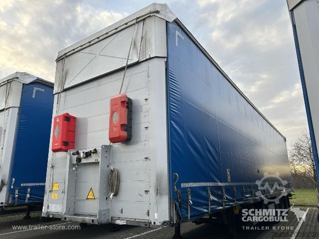 Auflieger mit Pritsche & Plane Schmitz Cargobull Schiebeplane Mega