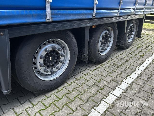 Auflieger mit Pritsche & Plane Schmitz Cargobull Schiebeplane Mega