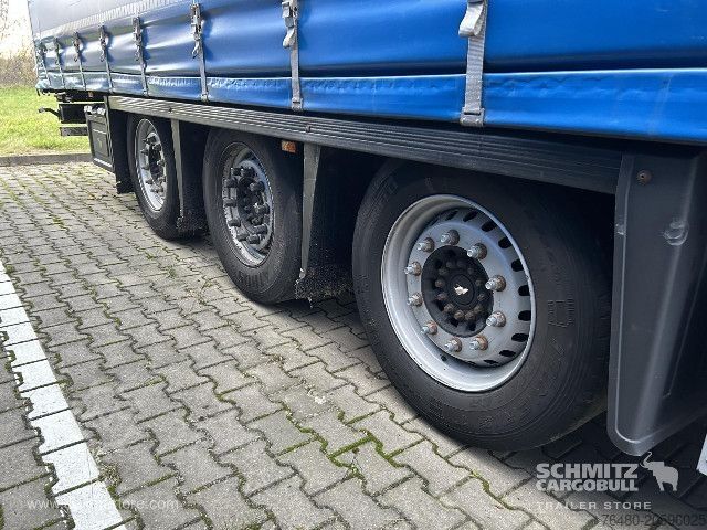 Auflieger mit Pritsche & Plane Schmitz Cargobull Schiebeplane Mega