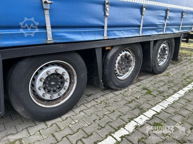Auflieger mit Pritsche & Plane Schmitz Cargobull Schiebeplane Mega