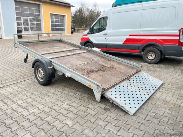 Arbeitsbühne Anhänger PONGRATZ Kipper 1500 kg L 3,65 m B1,9m Nutzlast 1205 kg
