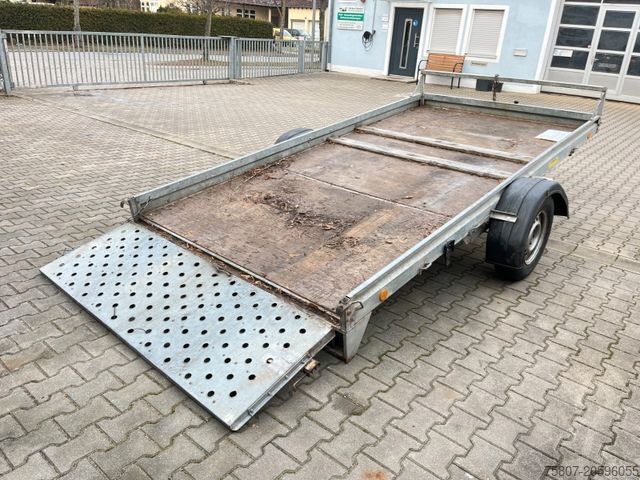 Arbeitsbühne Anhänger PONGRATZ Kipper 1500 kg L 3,65 m B1,9m Nutzlast 1205 kg