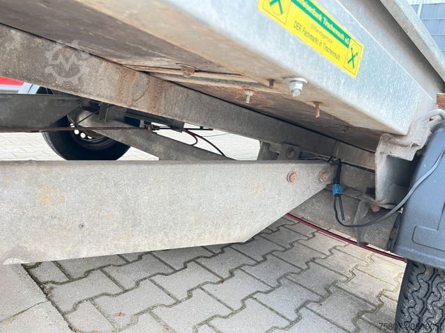Trailer with working platform PONGRATZ L-Pat-K Kippanhänger  1500 kg Nutzlast 1205 kg