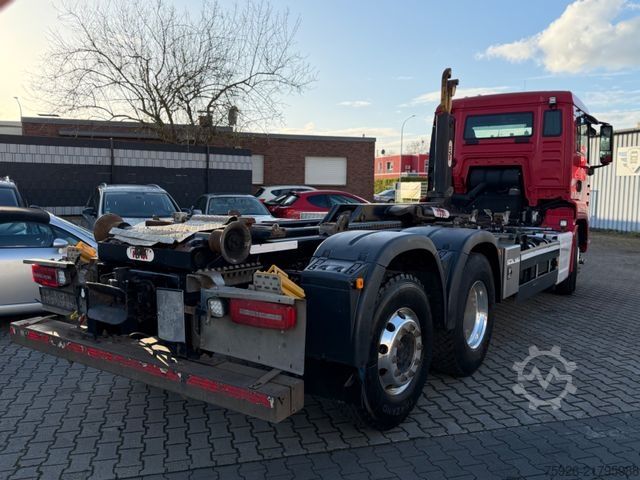 Roll-off tipper truck MAN TGS 26.460 *Retarder*Abroller*Hyvalift*