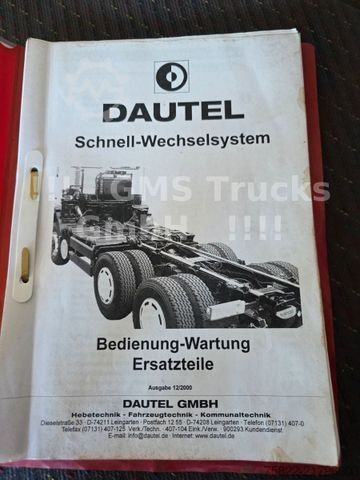 Three-sided tipper truck MAN FE 460 / 6X4 / Wechsel Kipper BORDMATIK + SZM