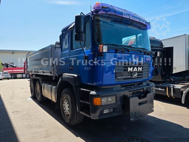 Tipper truck MAN FE 460 / 6X4 / Wechsel Kipper BORDMATIK + SZM