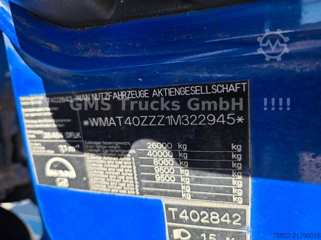 Tipper truck MAN FE 460 / 6X4 / Wechsel Kipper BORDMATIK + SZM