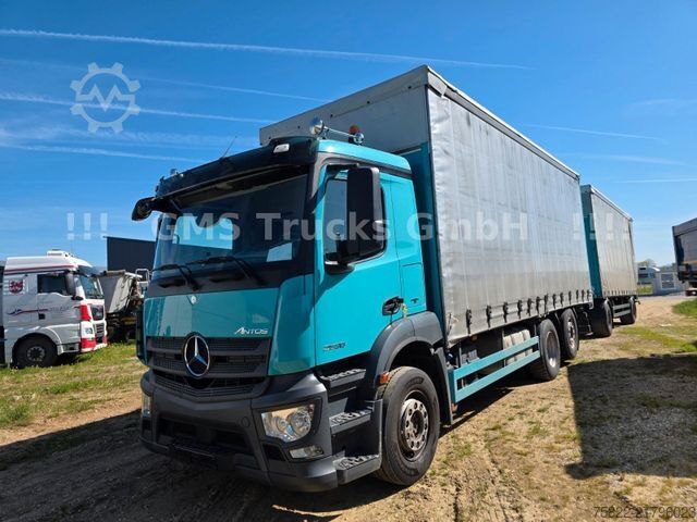 Flatbed truck with tarp MERCEDES-BENZ Antos 2536 / Schiebe Plane / NUR 200 KM