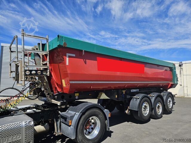 Tipper semitrailer SCHMITZ SKI 24 SL 7.2 Stahlrundmulde
