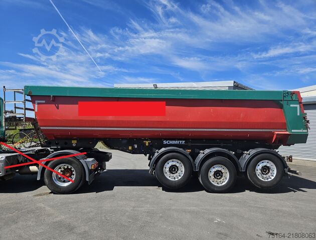 Tipper semitrailer SCHMITZ SKI 24 SL 7.2 Stahlrundmulde