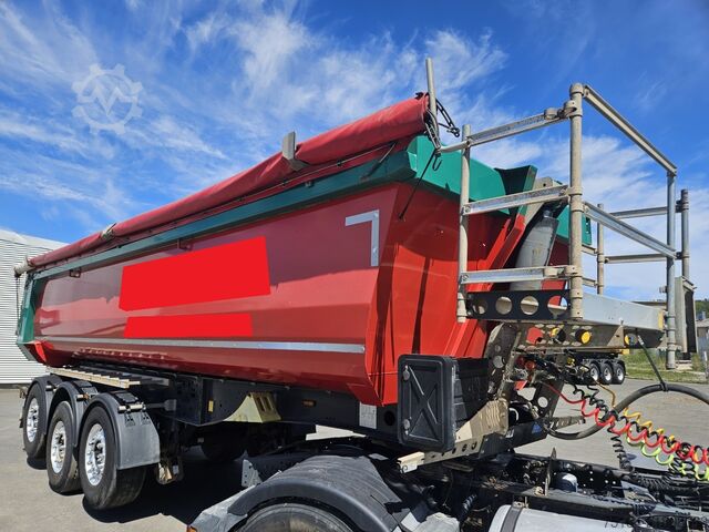 Tipper semitrailer SCHMITZ SKI 24 SL 7.2 Stahlrundmulde