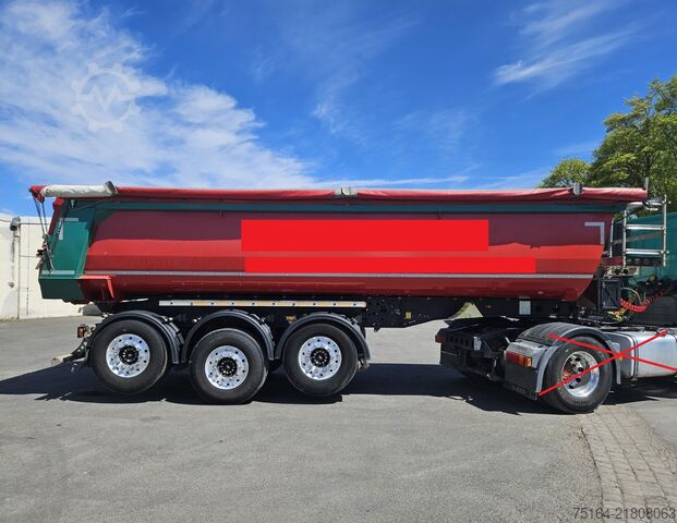 Tipper semitrailer SCHMITZ SKI 24 SL 7.2 Stahlrundmulde
